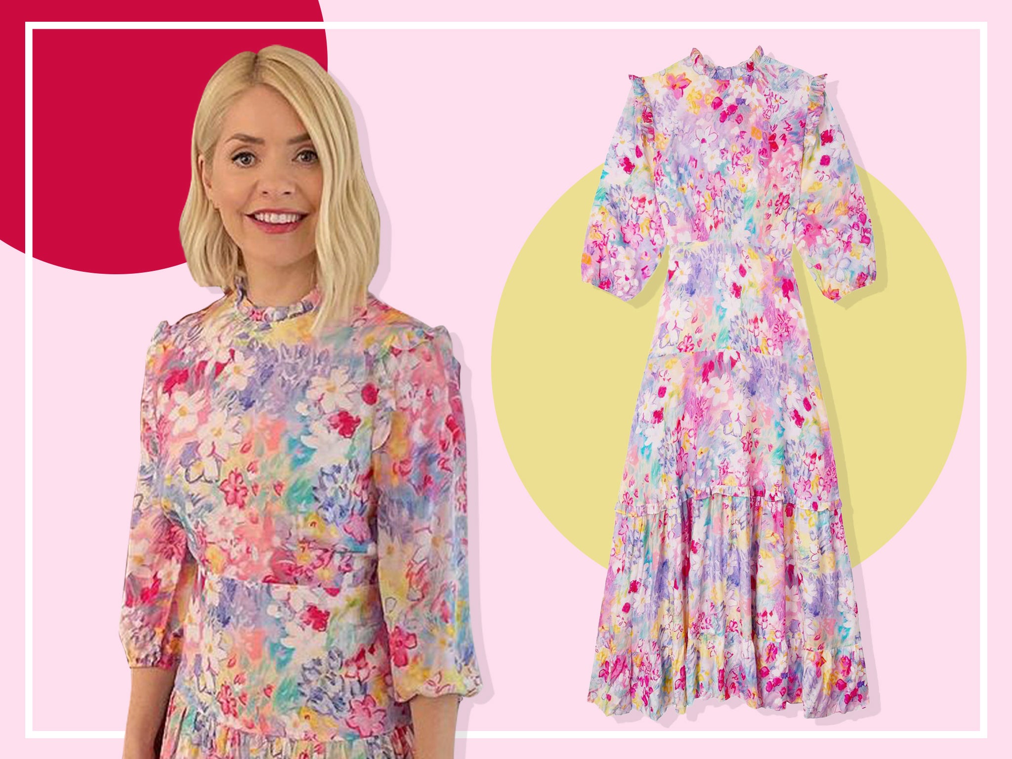 Pink dress holly discount willoughby